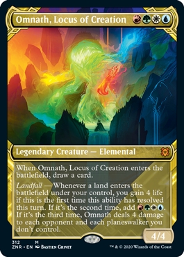 Omnath, Locus of Creation Zendikar Rising Alternate Art